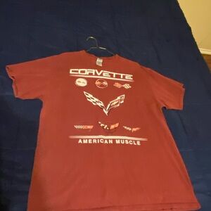 Gildan Kids Red Corvette T-Shirt